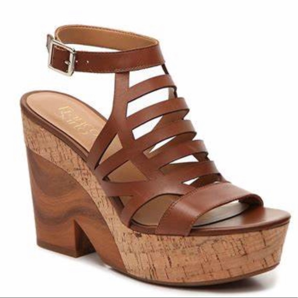 Brown Wedge Sandal
